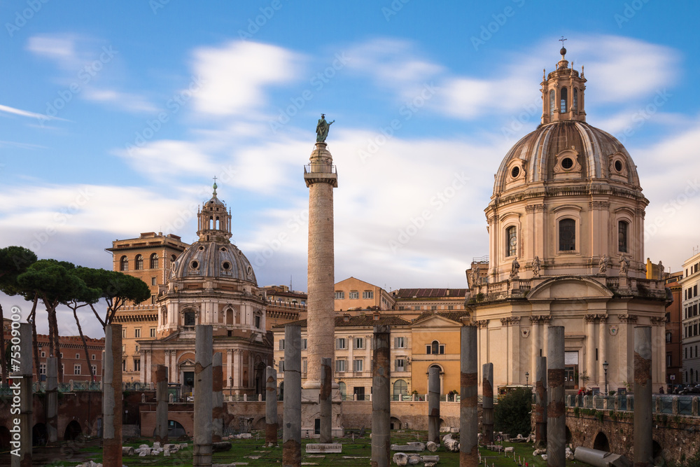 Trajan's forum - Long exposure version