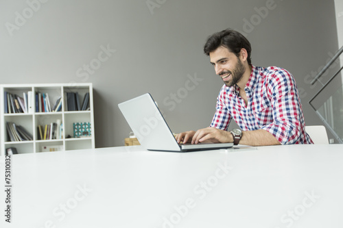 Young man at the office