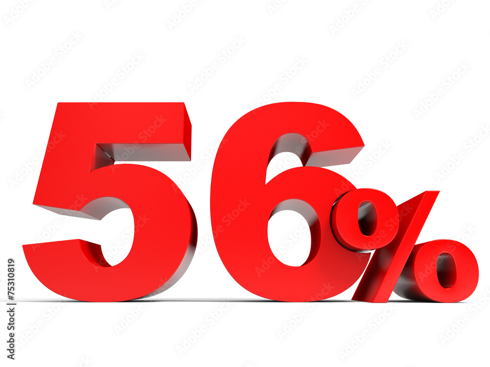 Red fifty six percent off. Discount 56%. Red fifty six percent off. Discount 56%.