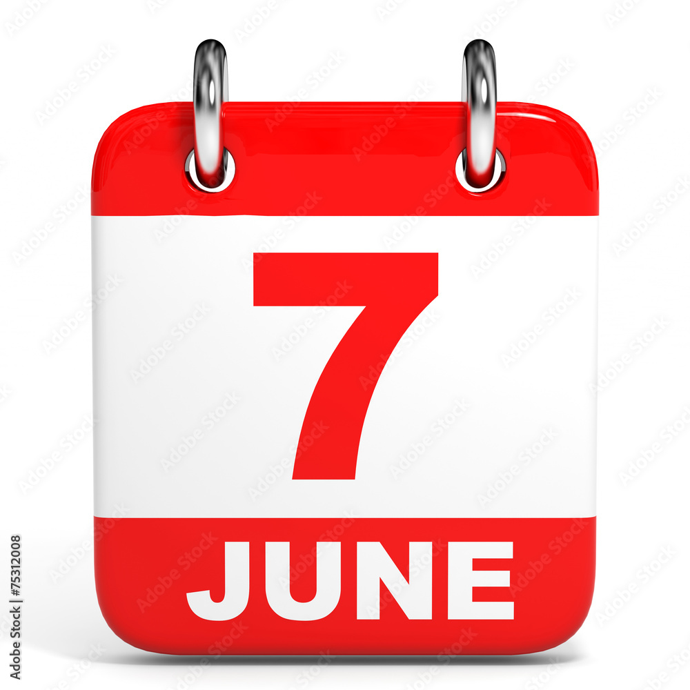 Calendar. 7 June.