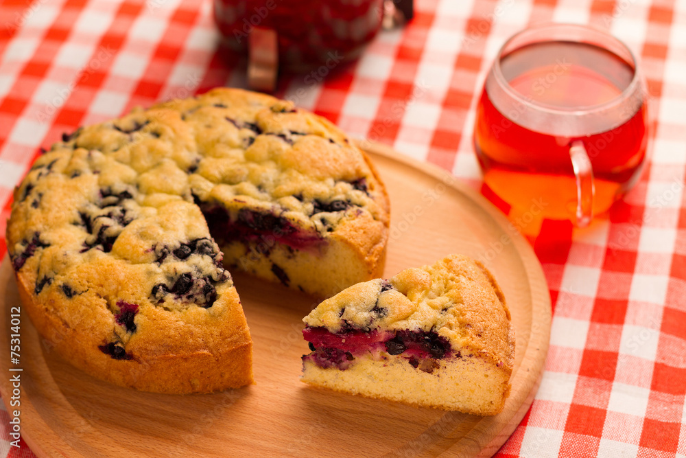 Pie with berries. Pie with berries.