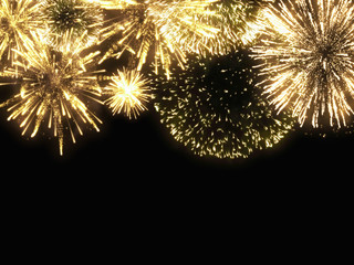 Spark of black background - Computational graphic