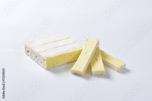 Soft cheese with thin white rind