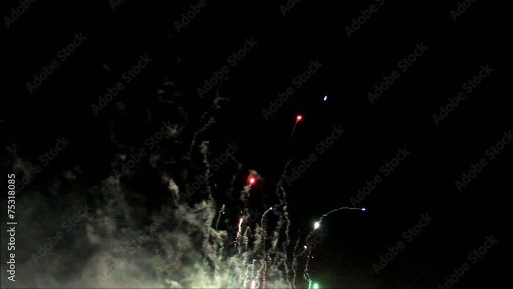 Feuerwerk, Neujahr, farbenfroh, video Feuerwerk, Neujahr, farbenfroh, video