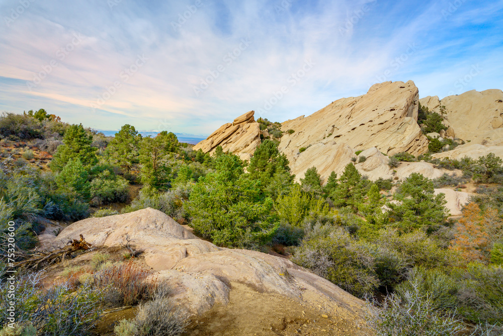 Devil's Punchbowl in Southern California Devil's Punchbowl in Southern California