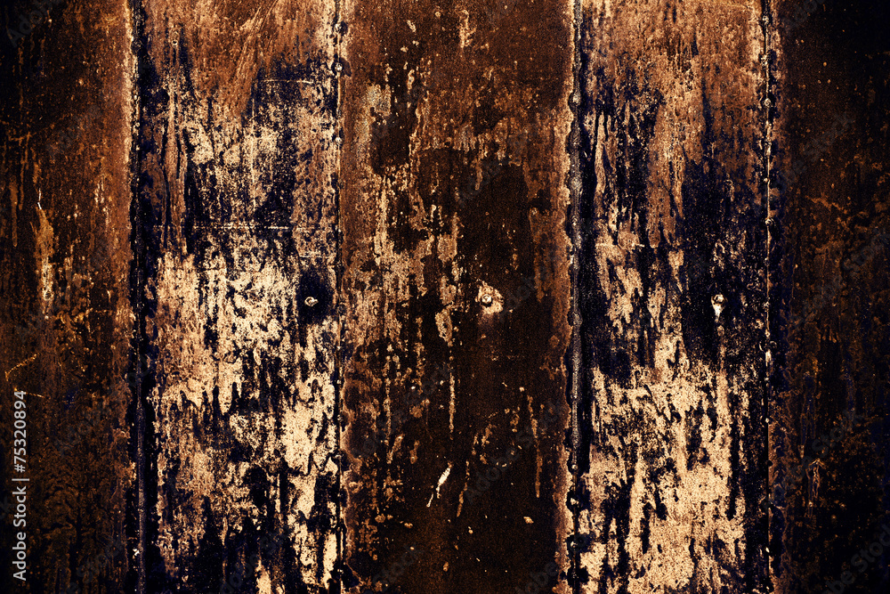 natural metallic background with rust