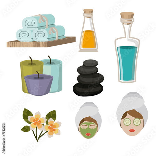 Spa design,vector illustration.