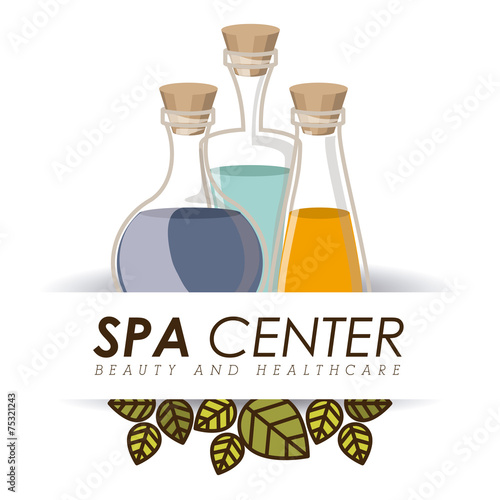 Spa design, vector illustration.