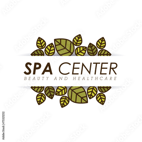 Spa design, vector illustration.