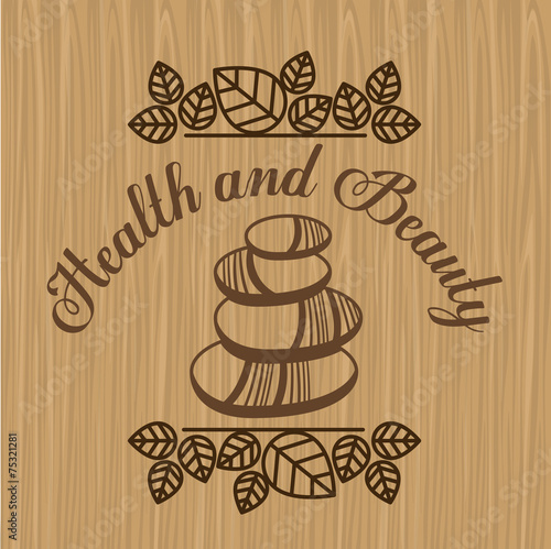 Spa design, vector illustration.
