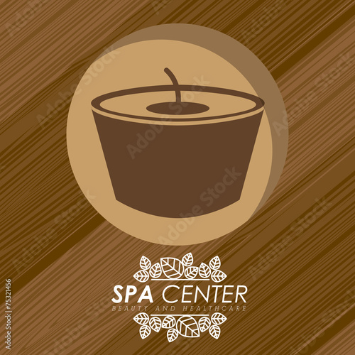 Spa design, vector illustration.