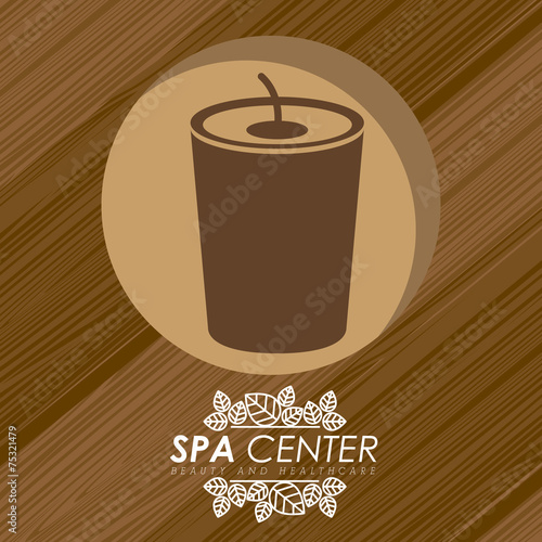 Spa design, vector illustration.