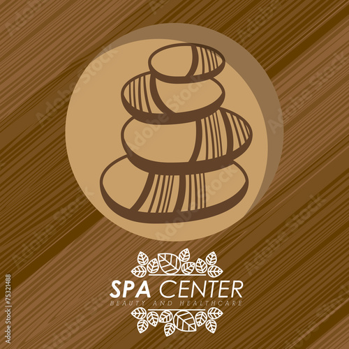 Spa design, vector illustration.