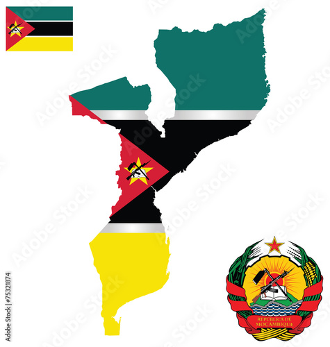 Republic of Mozambique Flag