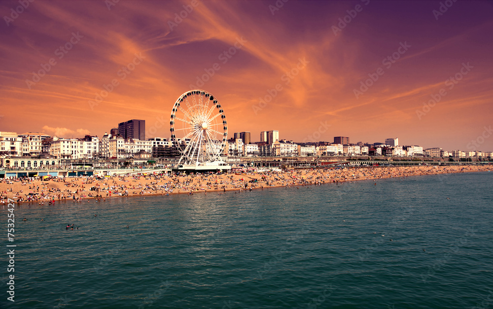 The towering Brighton Wheel ,England UK