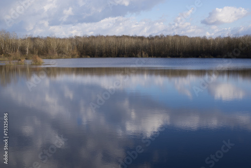 beautiful lake near velika gorica