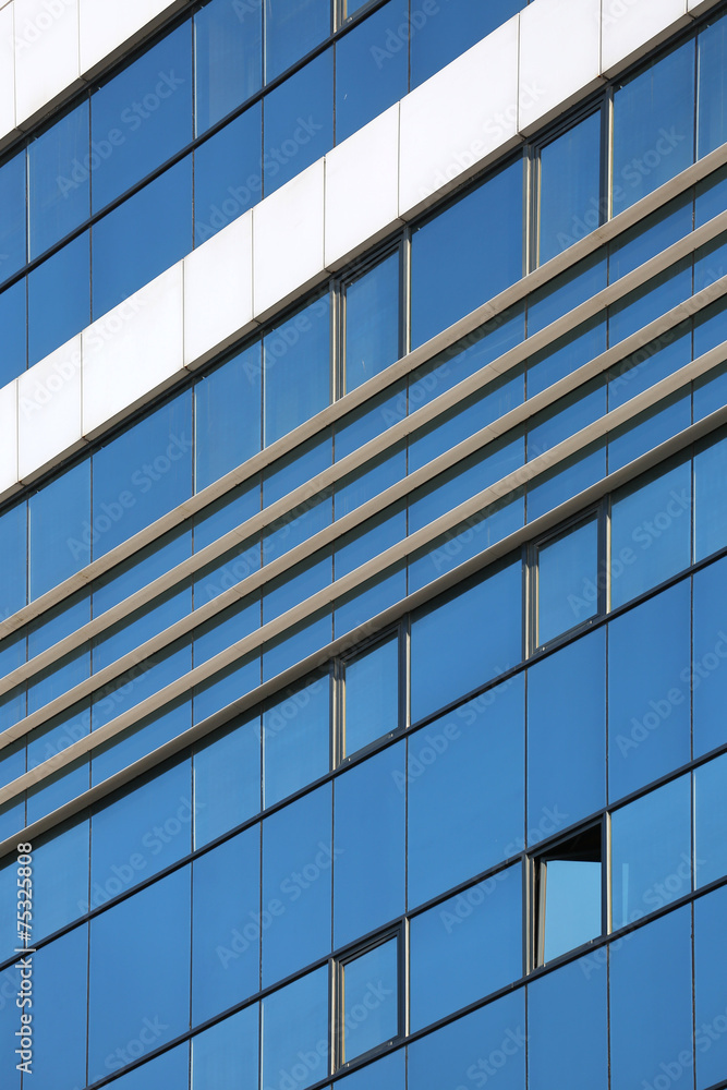 Glass and steel Glass and steel