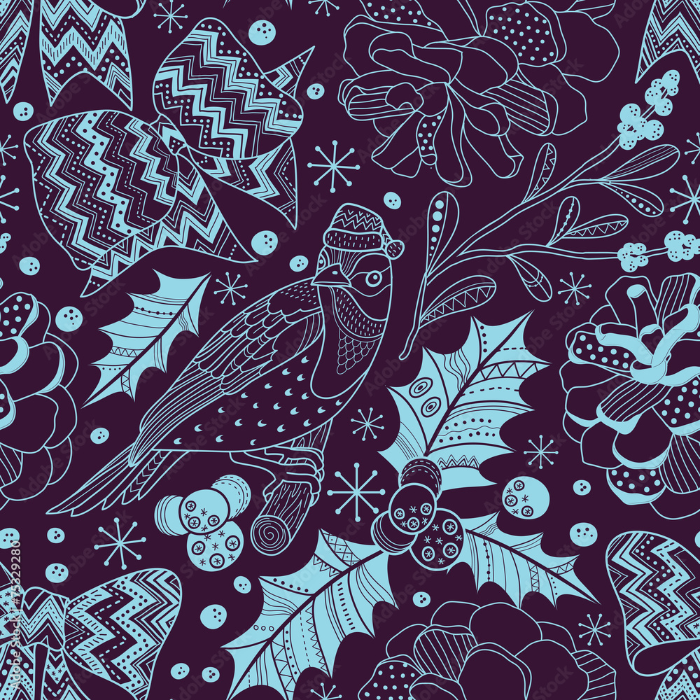 Christmas seamless pattern Christmas seamless pattern