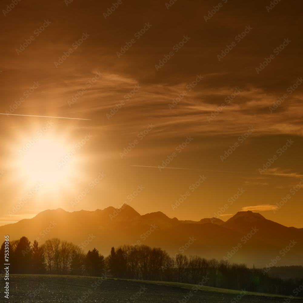 Fototapeta premium mountain wendelstein (53)