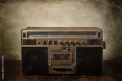 Obraz na płótnie the still life retro ghetto blaster