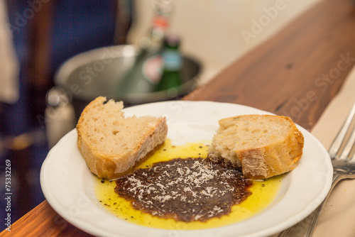 Bread Olive Oil and Balsamic Vinegar