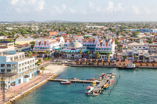 Colorful Oranjestad Aruba photo
