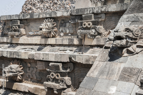 Temple of Quetzalcoatl, Teotihuacan (Mexico)
