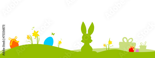 Ostern Silhouette