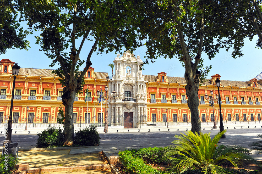 Baroque Palace of San Telmo, Seville, Spain