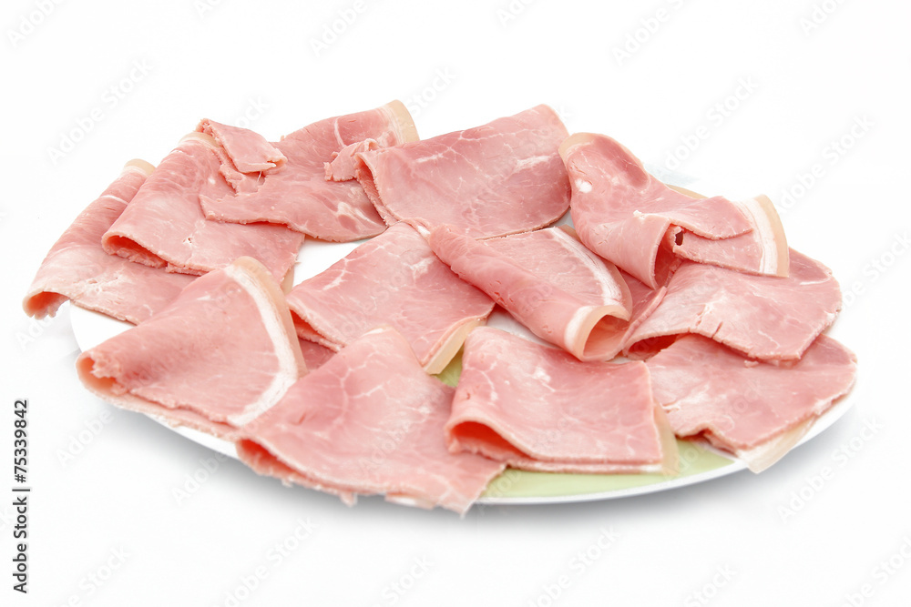 Assiette de jambon