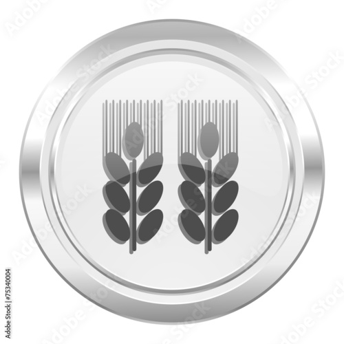 agricultural metallic icon