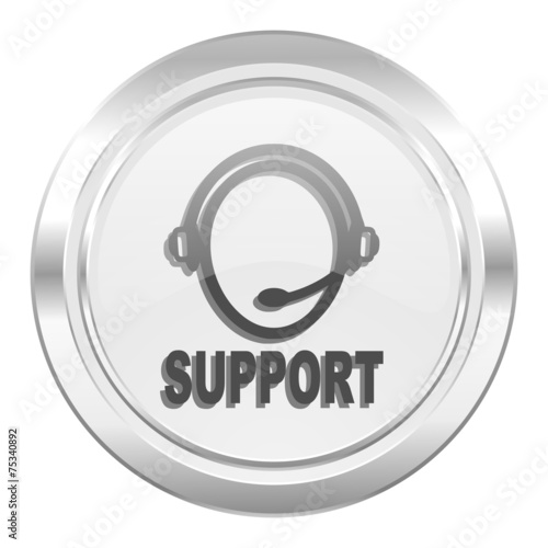 support metallic icon