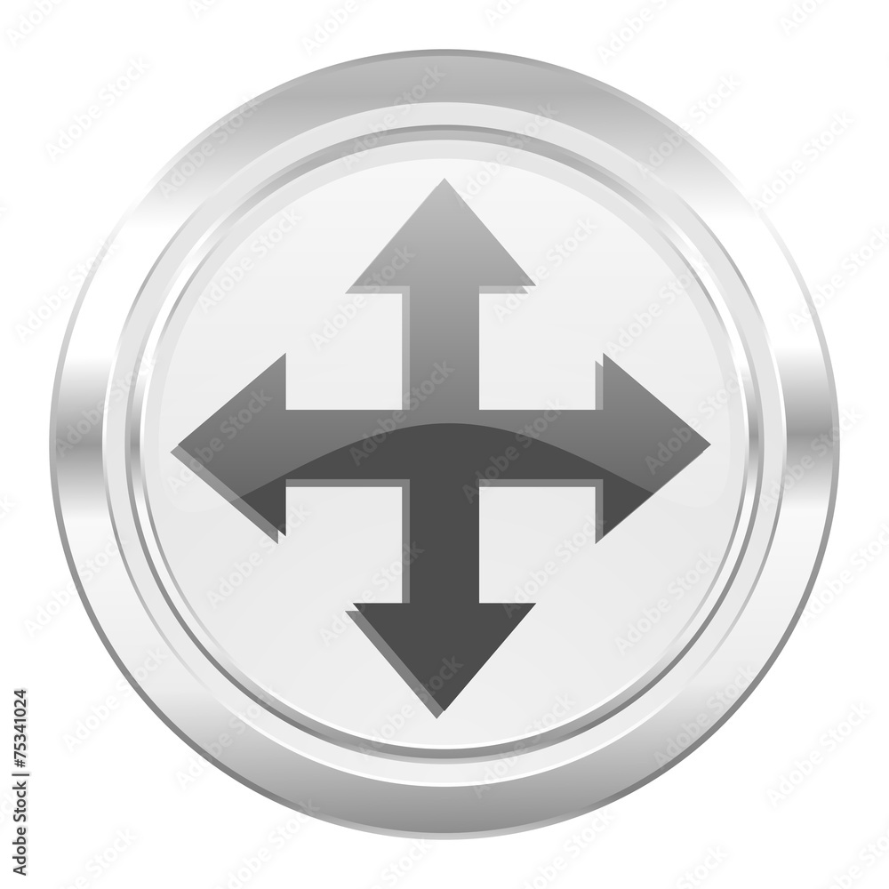 arrow metallic icon arrow metallic icon