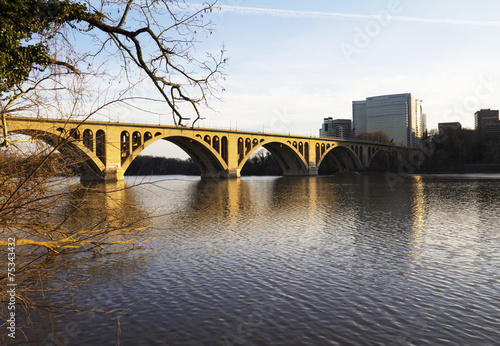 Georgetown Bridge, Washington DC over the Potomac River