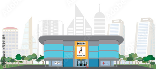 Shopping and City view