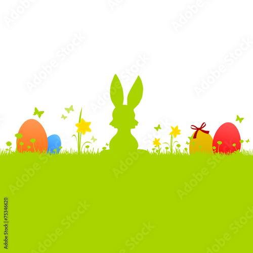 Ostern Silhouette