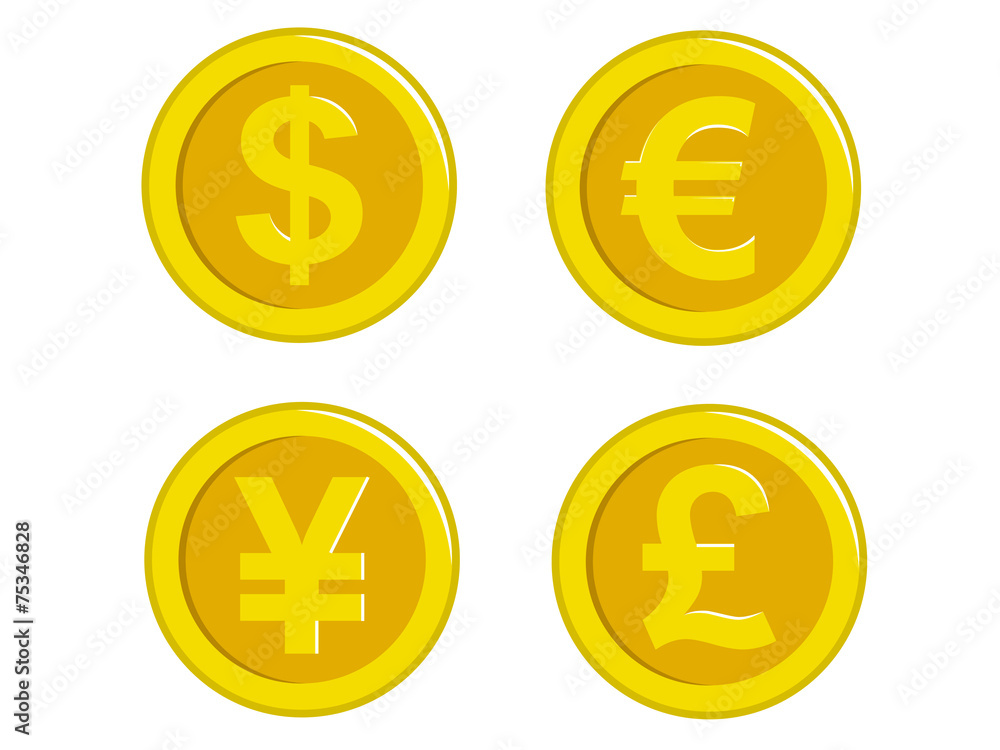 Coin Icon Set Coin Icon Set