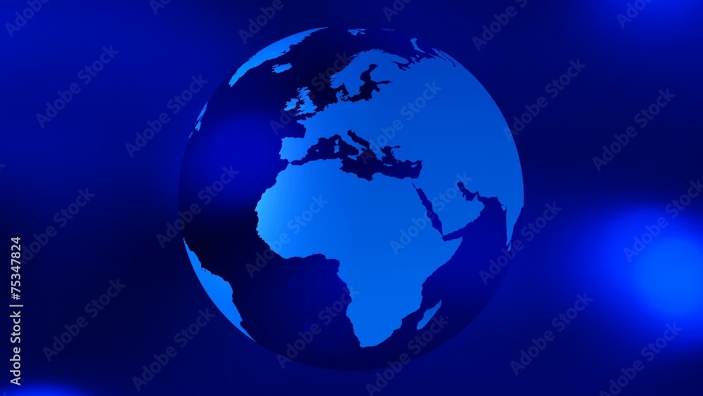 Earth planet animation Earth planet animation