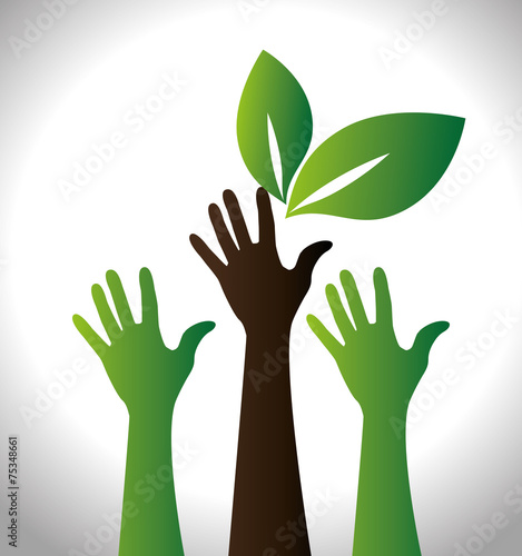 Ecology design,vector illustration.