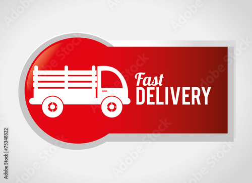 Delivery design, vector illustration.