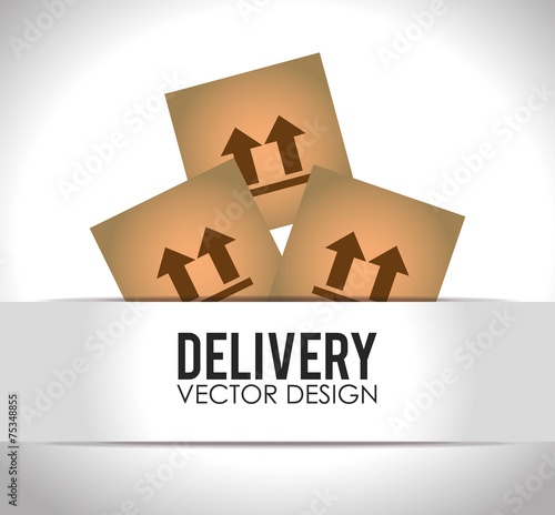Delivery design, vector illustration.