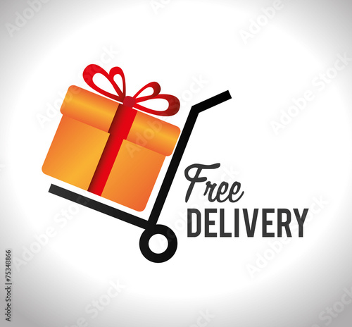 Delivery design, vector illustration.