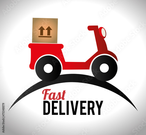Delivery design, vector illustration.