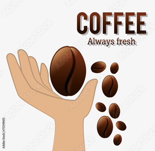 Coffee design, vector illustration.