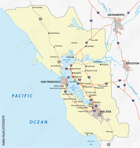 san francisco bay area map
