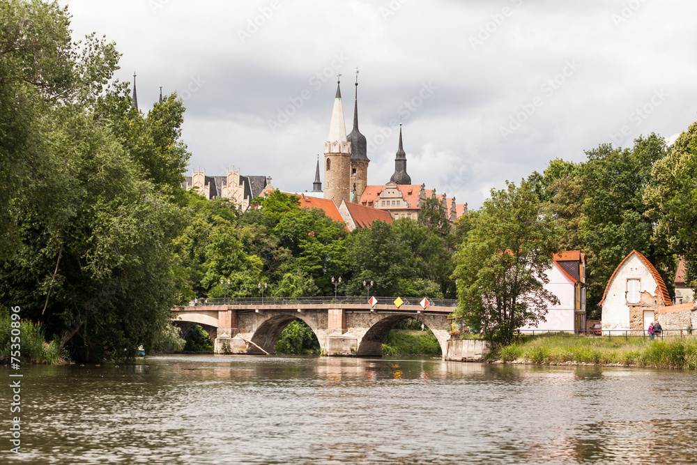 Blick auf das Merseburger Schloss