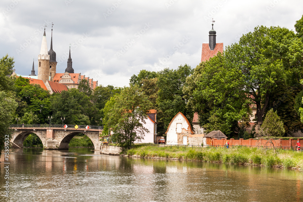 Blick auf das Merseburger Schloss