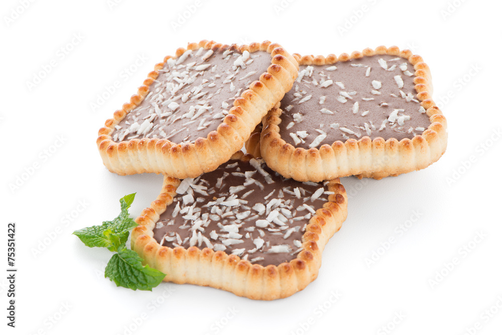 Chocolate tart cookies Chocolate tart cookies