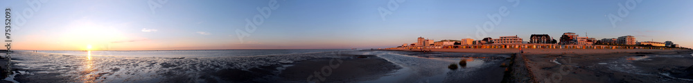 Cuxhaven-Duhnen Strandpanorama