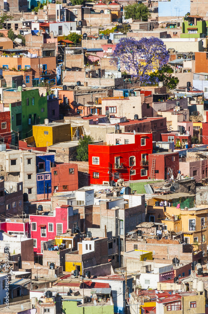 Colorful town of Guanajuato (Mexico)